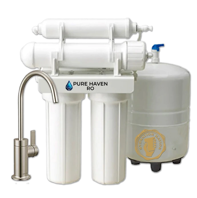 4-5 stage reverse-osmosis system for city water treatment
