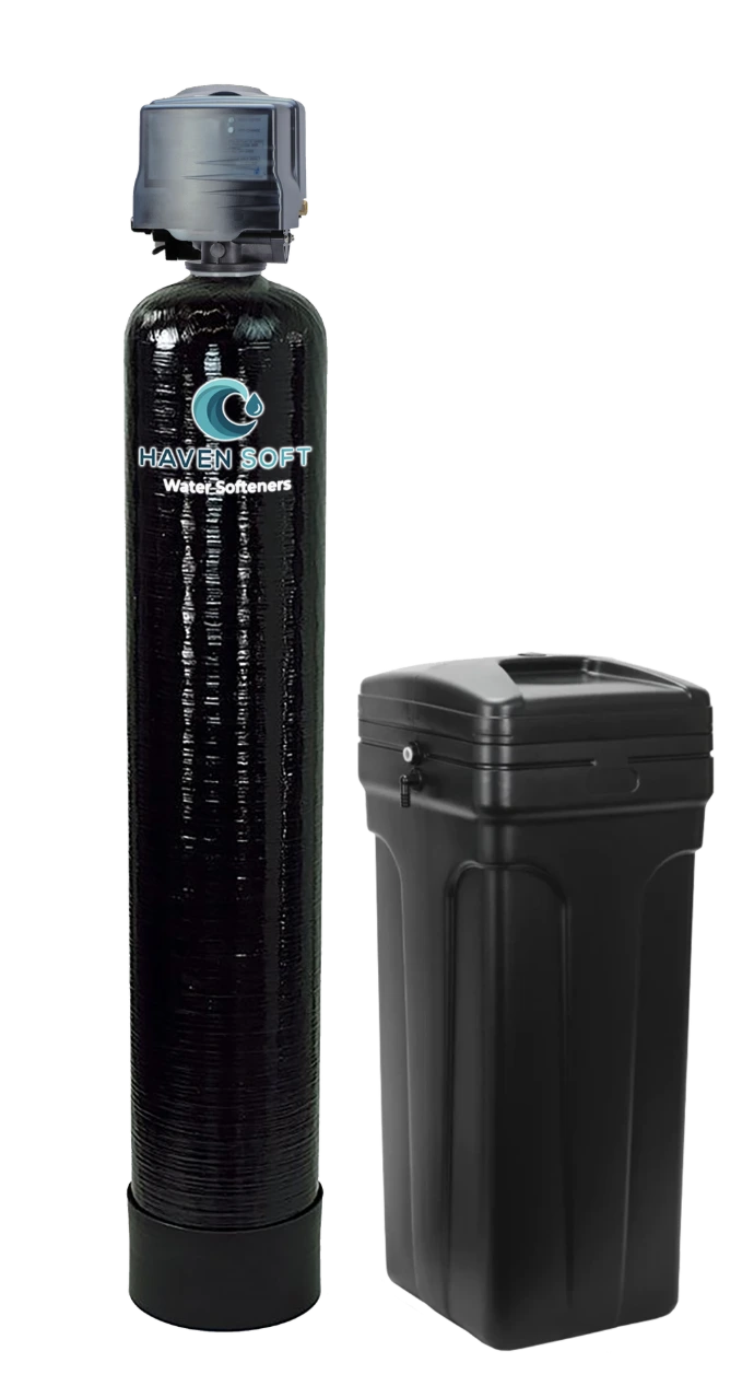 Well water treatment tank system